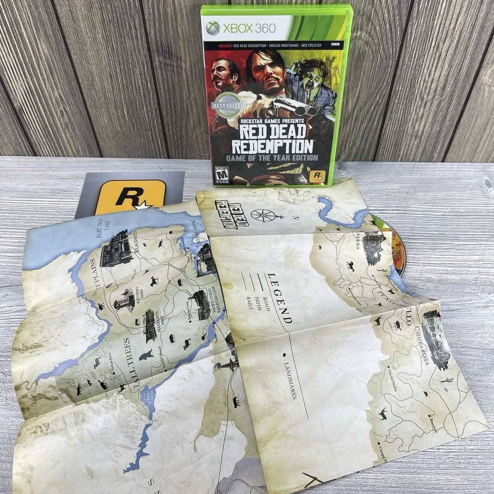 Red Dead Redemption: Game of the Year Edition - Xbox 360 Tested Working